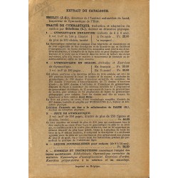 ABAO 1900- Thulin (J.G.) & Schelkens (L.) - Traité de Gymnastique. 5e livre.
