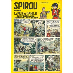 ABAO Bandes dessinées Spirou 1956/10/04 n°964
