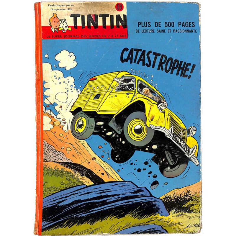 ABAO Bandes dessinées Tintin recueil 059