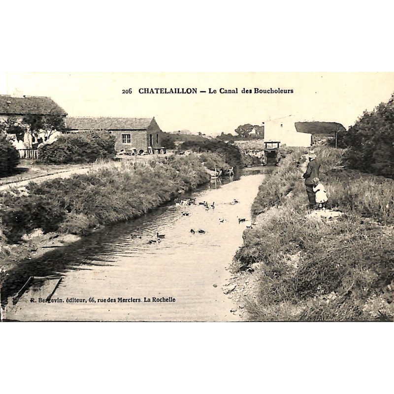 ABAO 17 - Charente-Maritime [17] Châtelaillon - Le canal des Boucholeurs.