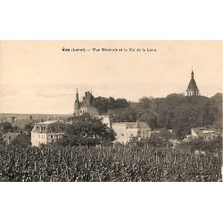 ABAO 45 - Loiret [45] Gien - Vue Générale et le Val de la Loire.