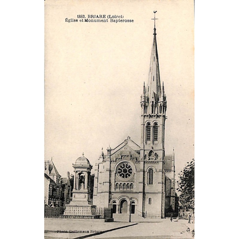 ABAO 45 - Loiret [45] Briare - Eglise et Monument Bapterosse.