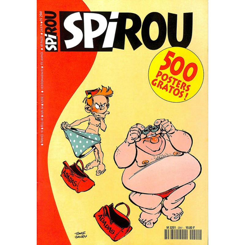 ABAO Bandes dessinées Spirou 1994/08/24 n°2941