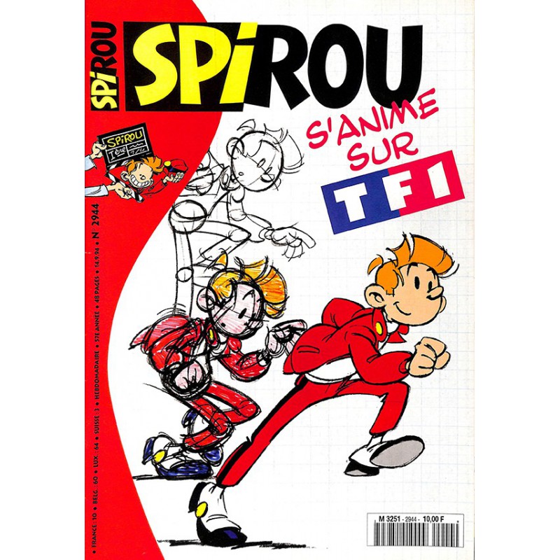ABAO Bandes dessinées Spirou 1994/09/14 n°2944