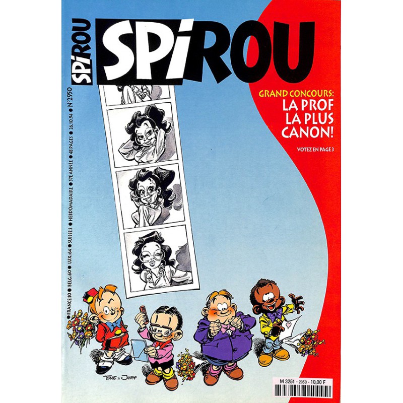 ABAO Bandes dessinées Spirou 1994/10/26 n°2950
