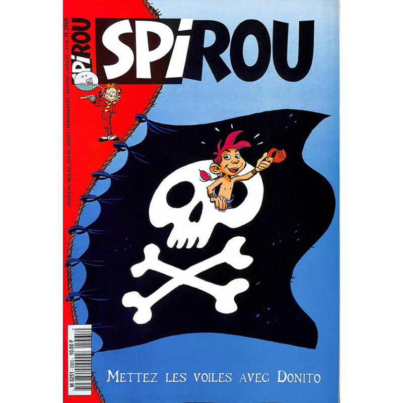 ABAO Bandes dessinées Spirou 1995/02/08 n°2965