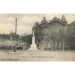 ABAO 38 - Isère [38] Vizille - Le Château et Statue de la Liberté.