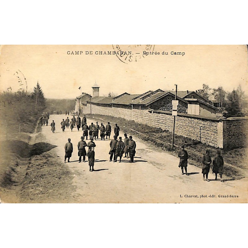 ABAO 38 - Isère [38] Chambaran - Entrée du Camp.