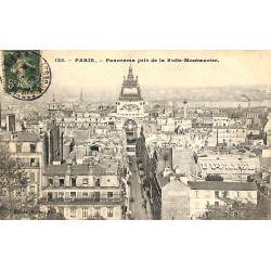 ABAO 75 - Paris [75] Paris 18 - Panorama pris de la Butte-Montmartre.