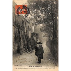 ABAO 75 - Paris [75] Paris 18 - Un Troubadour Montmartrois pleurant sur les ruines de la Rue Saint Vincent.