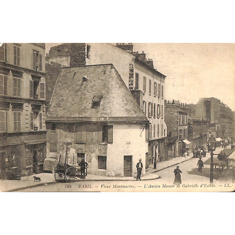 ABAO 75 - Paris [75] Paris 18 - Vieux Montmartre. L'Ancien Manoir de Gabrielle d'Estrée.
