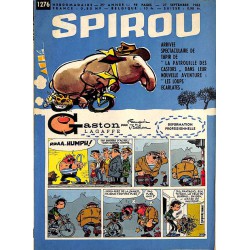 ABAO Bandes dessinées Spirou 1962/09/27 n°1276 (avec le mini-récit)