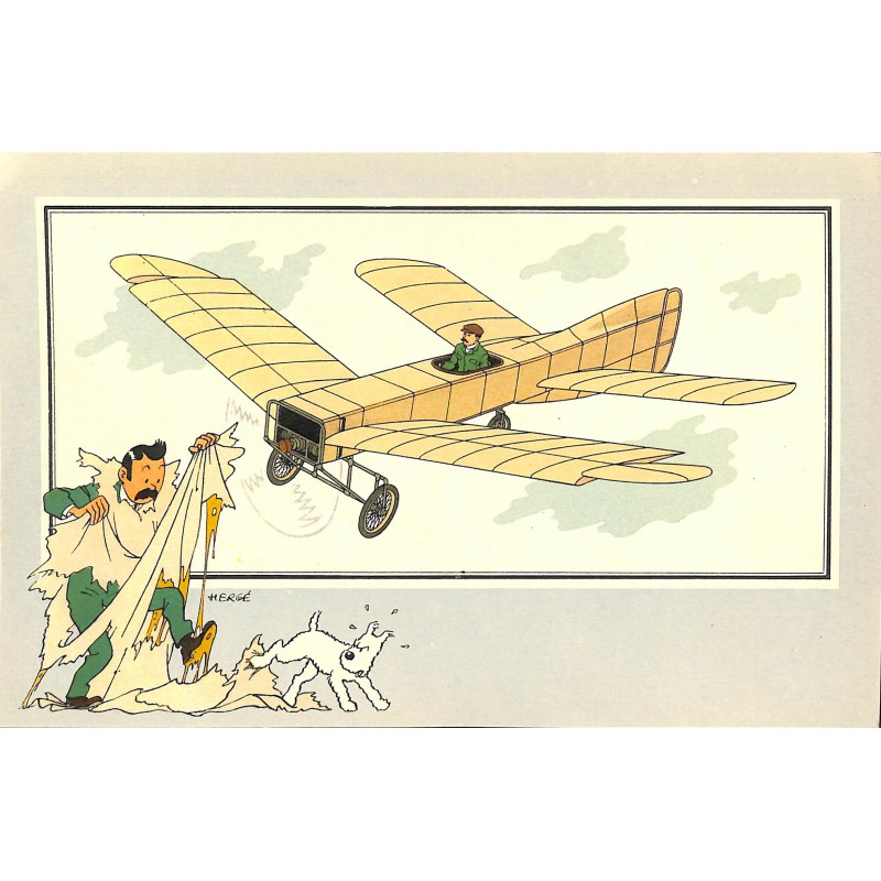 ABAO Bandes dessinées [Hergé] Tintin - Voir et Savoir : Aviation, album 1, série 5 chromo n°19