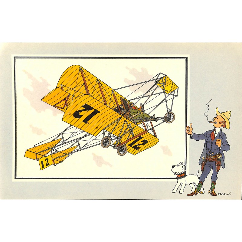 ABAO Bandes dessinées [Hergé] Tintin - Voir et Savoir : Aviation, album 1, série 5 chromo n°32