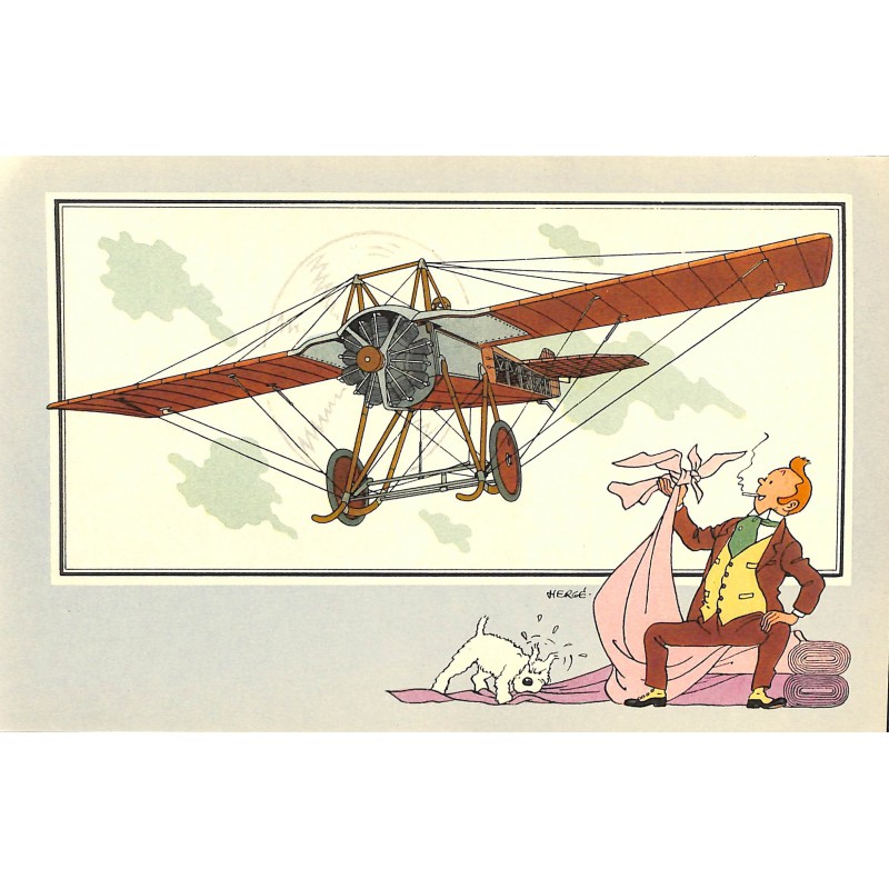 ABAO Bandes dessinées [Hergé] Tintin - Voir et Savoir : Aviation, album 1, série 5 chromo n°43