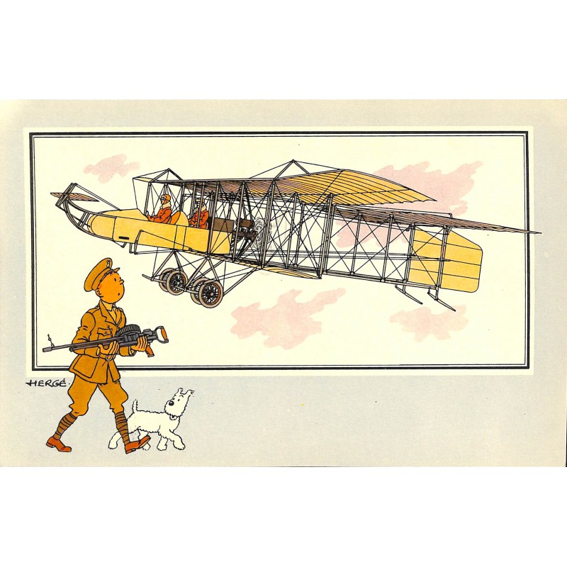 ABAO Bandes dessinées [Hergé] Tintin - Voir et Savoir : Aviation, album 1, série 4 chromo n°49