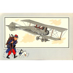 ABAO Bandes dessinées [Hergé] Tintin - Voir et Savoir : Aviation, album 1, série 6 chromo n°53