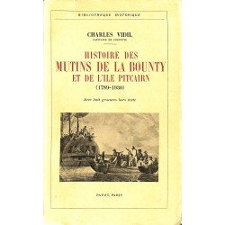 ABAO 1900- Vidil (Charles) - Histoire des mutins de la Bounty et de l'île Pitcairn.