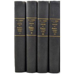 ABAO 1800-1899 Thiers (Marie-Louis-Joseph-Adolphe) - Histoire de l'Empire. 4 volumes.