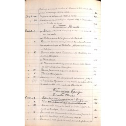 ABAO Lettres et manuscrits [Manuscrit] Chotteau (Henri) - Histoire politique moderne.