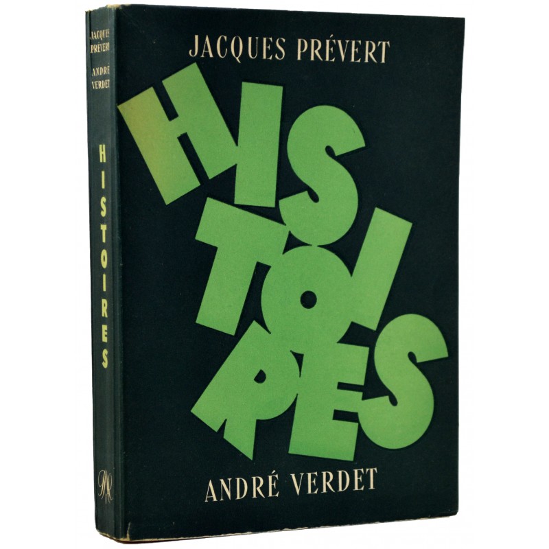 ABAO Grands papiers Prévert (Jacques) & Verdet (André) - Histoires. EO n°/350 ex.