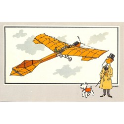 ABAO Bandes dessinées [Hergé] Tintin - Voir et Savoir : Aviation, collection B série 1 chromo n°03