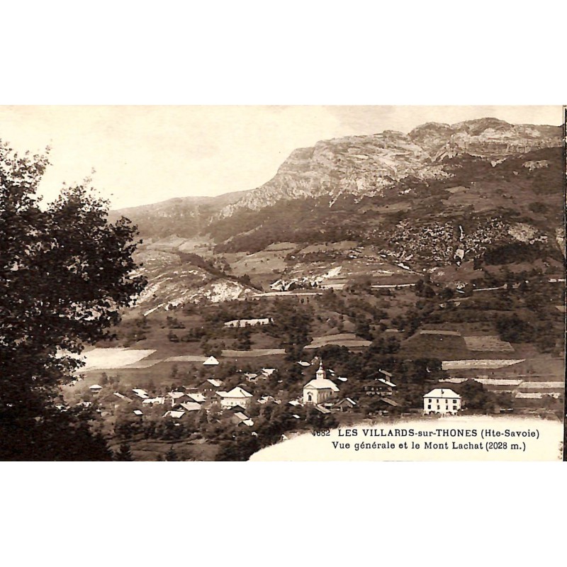 ABAO 74 - Haute Savoie [74] Les Villards-sur-Thônes - Vue générale et le Mont Lachat.