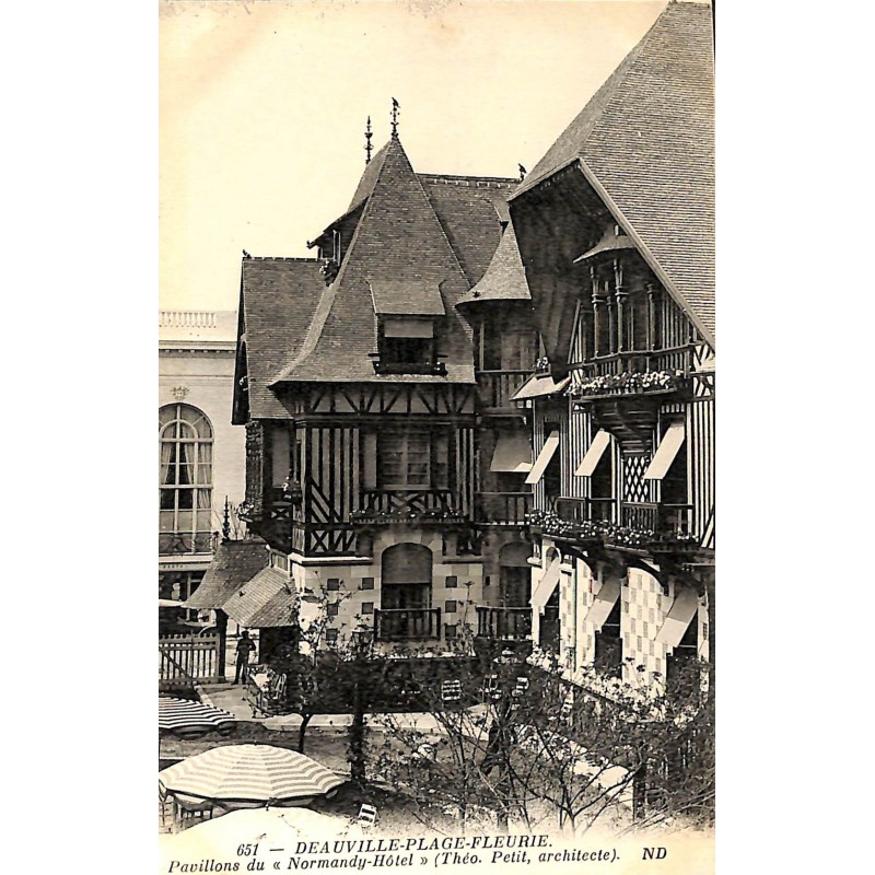 ABAO 14 - Calvados [14] Deauville - Pavillon du "Normandy-Hôtel".