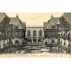 ABAO 14 - Calvados [14] Deauville - Pavillons du "Normandy-Hôtel" et le Casino.