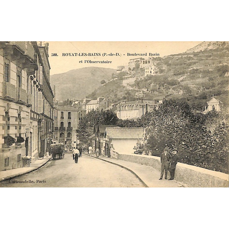 ABAO 63 - Puy-de-Dôme [63] Royat-les-Bains - Boulevard Bazin et l'Observatoire.