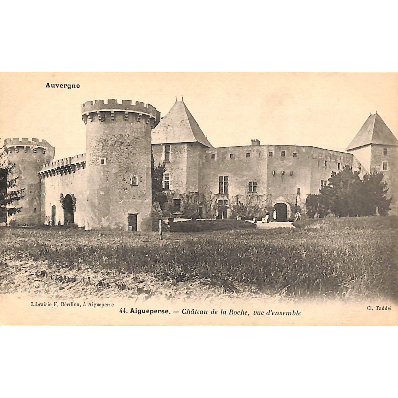 ABAO 63 - Puy-de-Dôme [63] Aigueperse - Château de la Roche, vue d'ensemble.