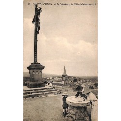 ABAO 63 - Puy-de-Dôme [63] Châtel-Guyon - Le Calvaire et la Table d'Orientation.