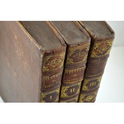 ABAO Littérature Fontenelle (Bernard Le Bouyer de) - Œuvres diverses. 3 tomes.