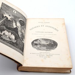 ABAO Littérature Verne (Jules) - Voyages et aventures du Capitaine Hatteras.