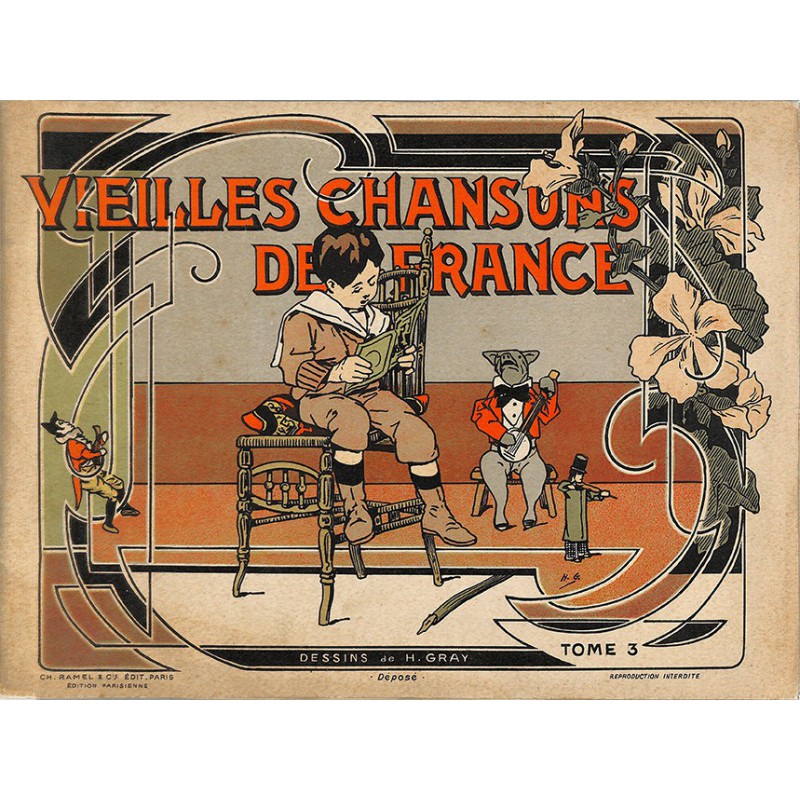 ABAO Enfantina Vieilles chansons de France Tome 3. Illustrations de Henri Gray.