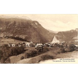 ABAO 74 - Haute Savoie [74] Saint-Jean-de-Sixt - Vue générale. Vue sur les Etroits.