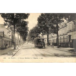 ABAO 72 - Sarthe [72] Le Mans - L'Avenue Rubillard et l'Hôpital.