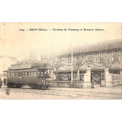 ABAO 69 - Rhône [69] Bron - Terminus du Tramway et Brasserie Delarue.