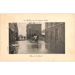 ABAO 69 - Rhône [69] Oullins - Oullins inondé (Janvier 1910). Rue de la Gare.
