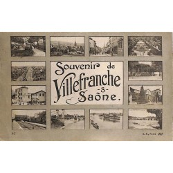 ABAO 69 - Rhône [69] Villefranche-sur-Saône - Souvenir de Villefranche-sur-Saône.