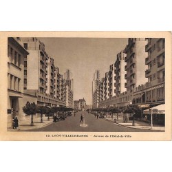 ABAO 69 - Rhône [69] Villeurbanne - Avenue de l'Hôtel de Ville.