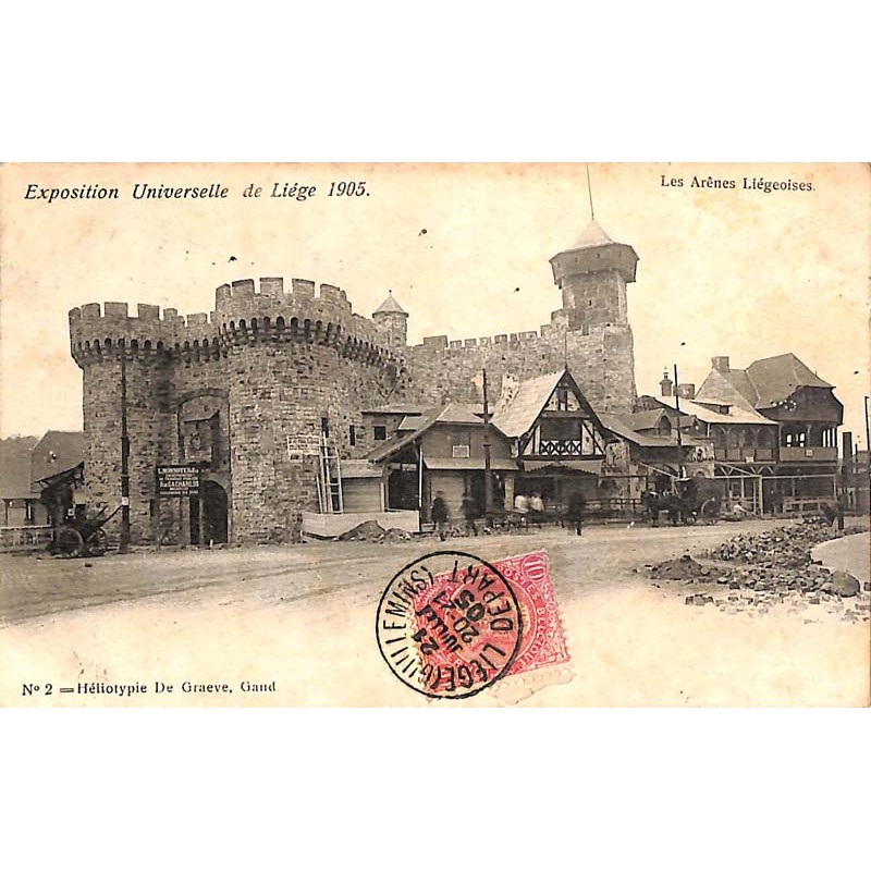 ABAO Liège Liège - Exposition universelle de 1905. Les Arênes Liégeoises.