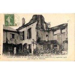 ABAO 77 - Seine-et-Marne [77] La Ferté-sous-Jouarre - Intérieur du Château de l'Île bombardé...