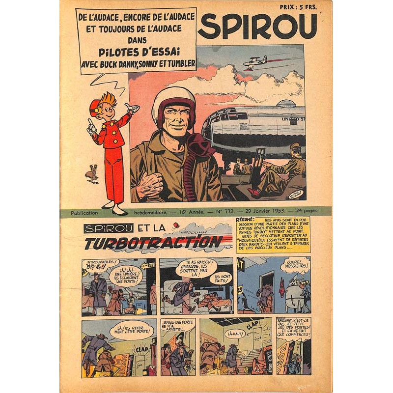 ABAO Fascicules Spirou 1953/01/29 n°772
