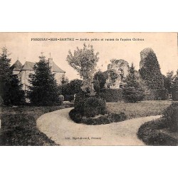 ABAO 72 - Sarthe [72] Fresnay-sur-Sarthe - Jardin public et ruines de l'ancien Château.