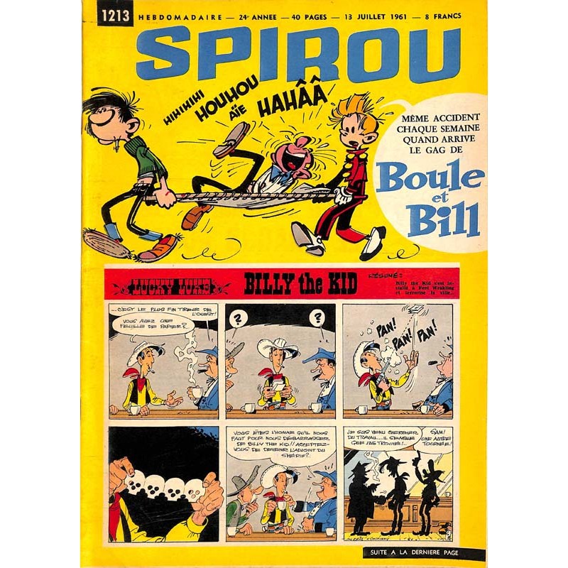 ABAO Fascicules Spirou 1961/07/13 n°1213 (avec le mini-récit)