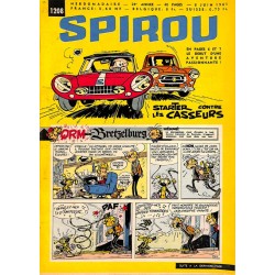 ABAO Fascicules Spirou 1961/06/08 n°1208 (avec le mini-récit)