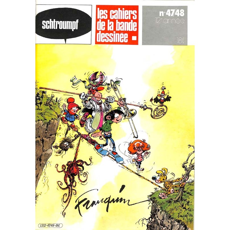 ABAO Cahiers de la bande dessinée (Les) Schtroumpf (Les Cahiers de la bande dessinée) 47/48