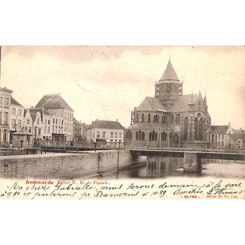 ABAO Flandre orientale Audenarde - Eglise N.D. de Pamele.