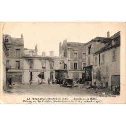 ABAO 77 - Seine-et-Marne [77] La Ferté-sous-Jouarre - Bataille de la Marne. Maisons, rue des Pelletiers.